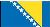 Flag: Bosnien und Herzegowina